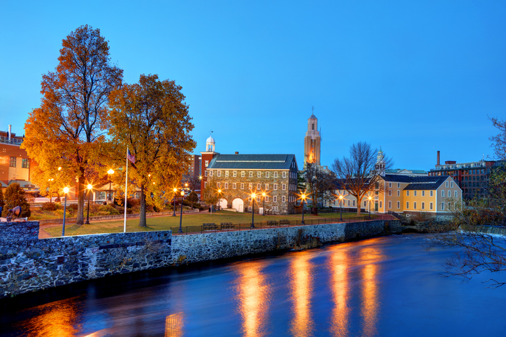 Panoramic Image of Pawtucket, RI